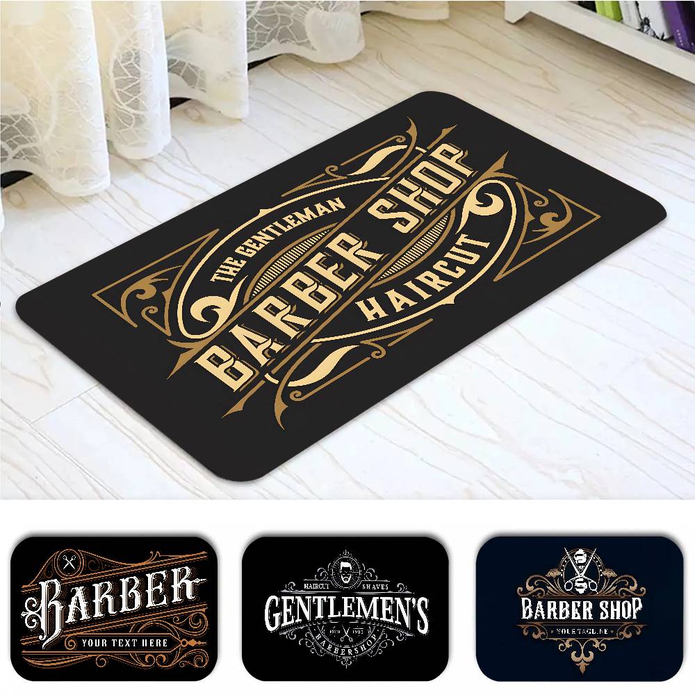 Home Bathroom Sign - Berber Dükkanı Tabelası Halısı Banyo Kaymaz