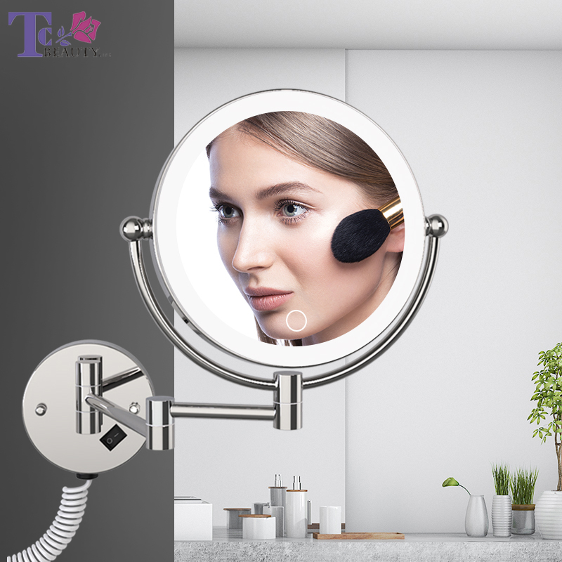 Home Theater Bathroom - Duvara Monte LED Makyaj Aynası Fişli