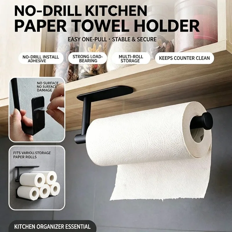 Home Bathroom Paper Towels - Kağıt Rulo Tutucu Havlu Askısı Asılı