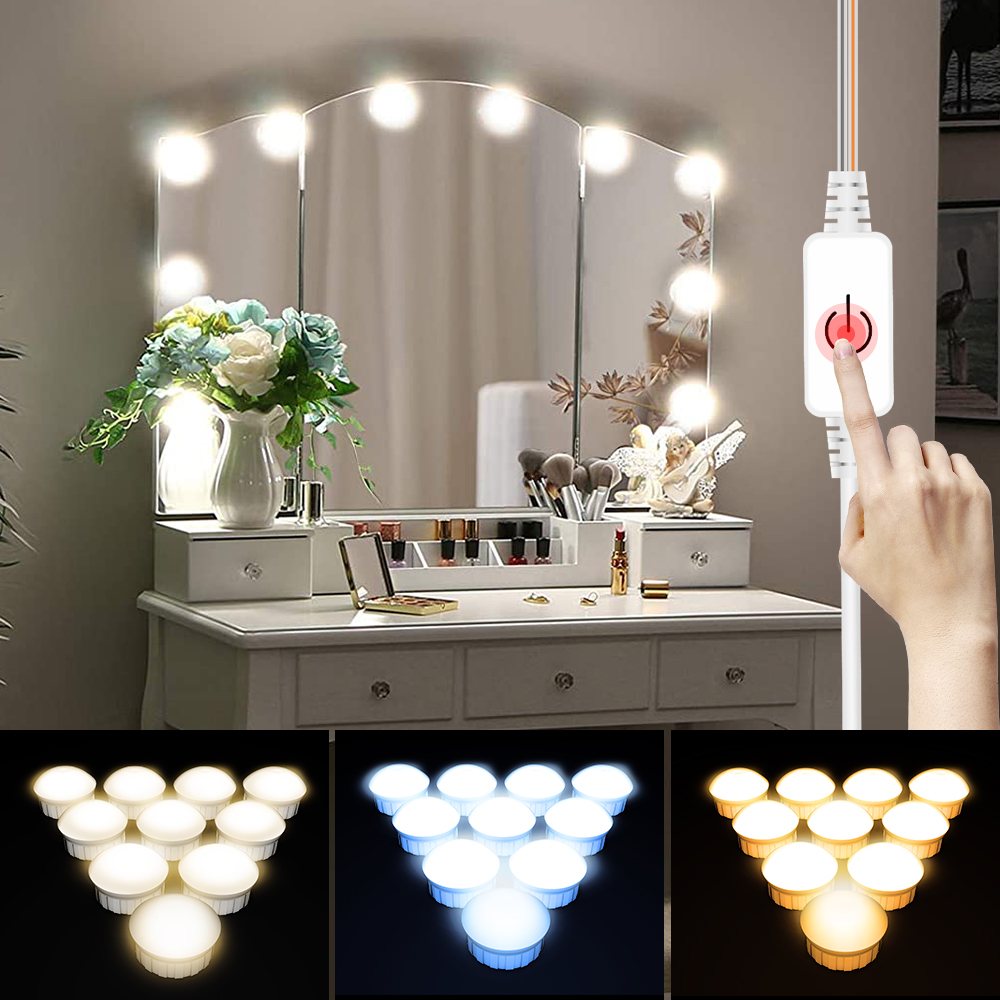 Home Theater Bathroom - LED Ayna Işık USB Tuvalet Masası