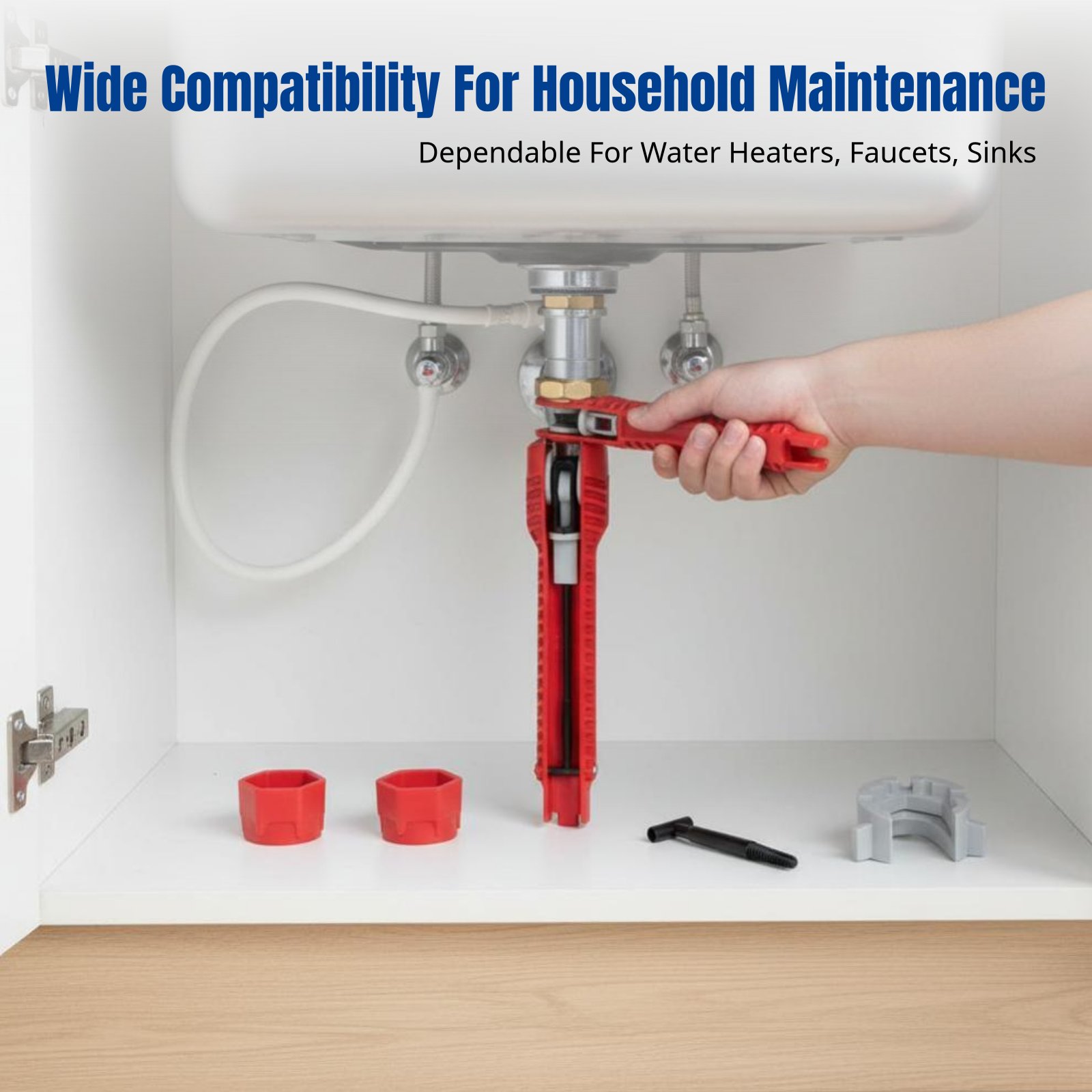 Home Bathroom Sink - Tesisat Lavabo Anahtarı, Çok Fonksiyonlu Plastik
