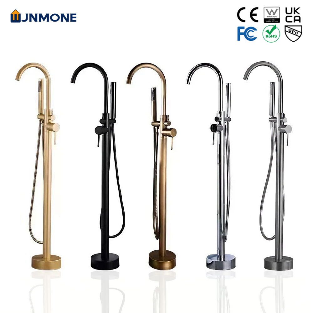 Home Bathroom Faucets - Lüks Modern Pirinç Bağlantısız Küvet Bataryası