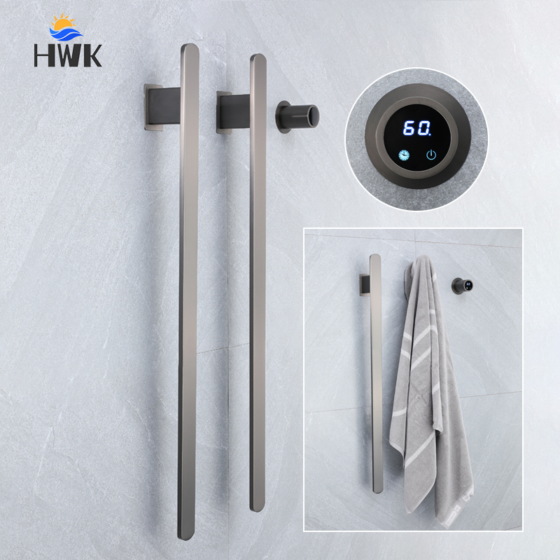 Towel Warmer Electric - Yeni Stil Gri Banyo Havlu Isıtıcı