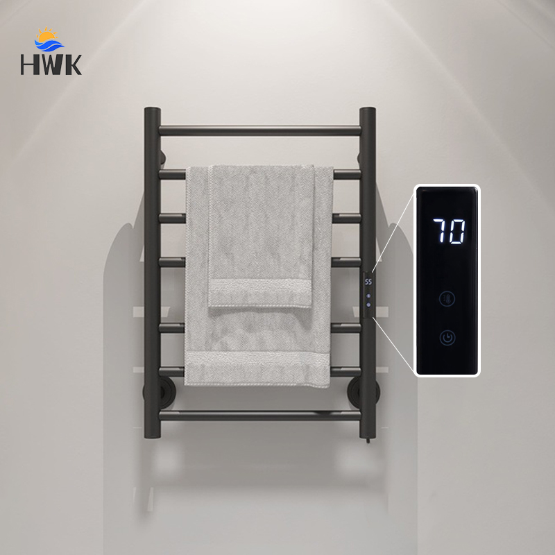 Towel Warmer Electric - Siyah/Beyaz Banyo Elektrikli Havlu Askısı. Akıllı