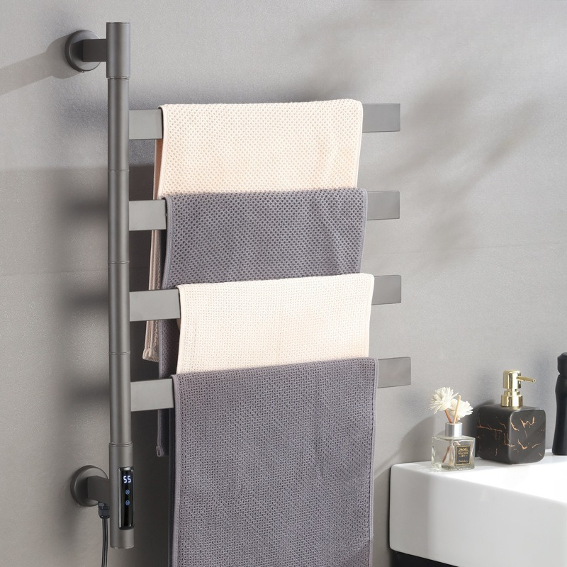 Towel Warmer Electric - Elektrikli ısıtmalı havlu askısı dönebilen banyo