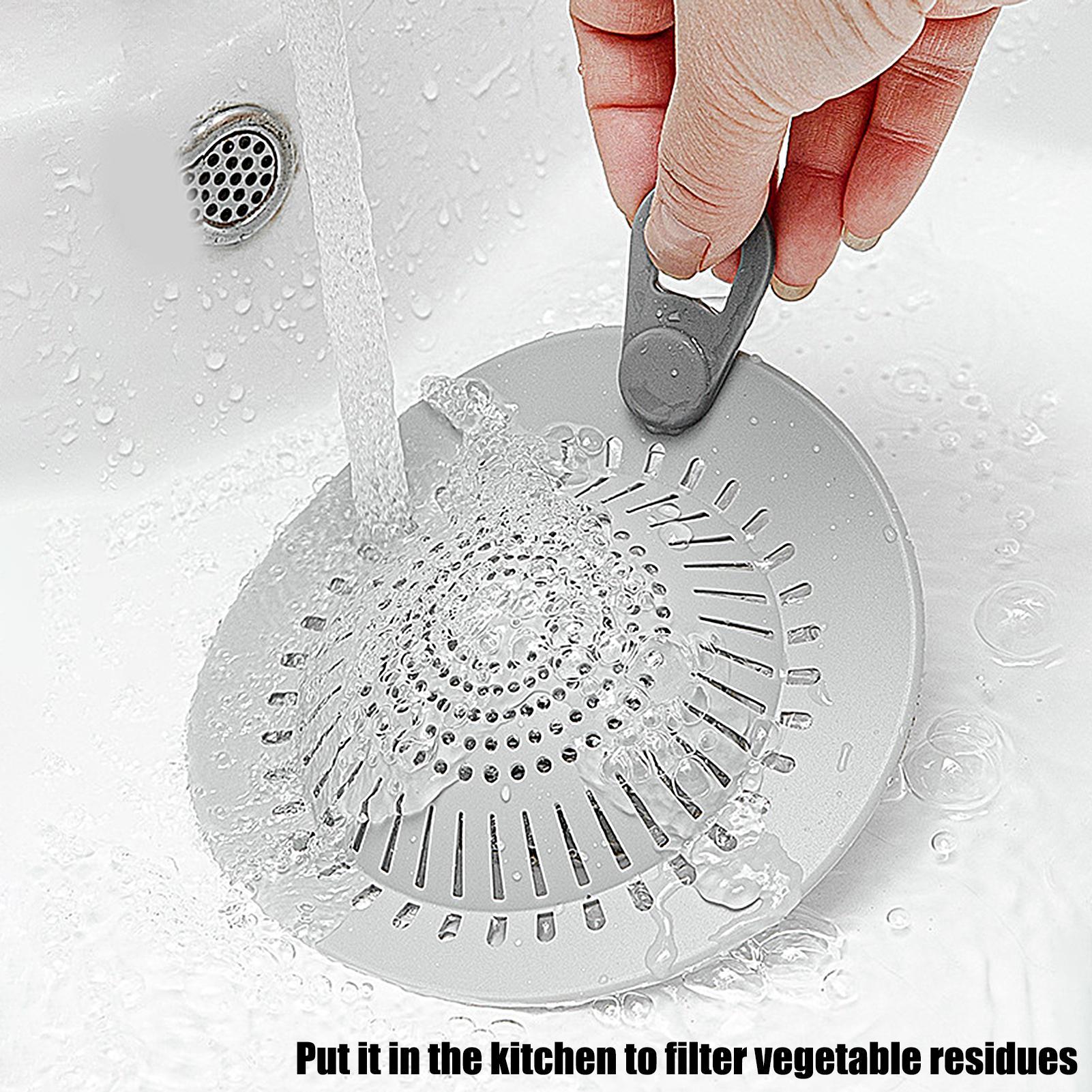 Home Bathroom Sink - Silikon Yer Süzgeci Kapağı Banyo Kanalizasyon