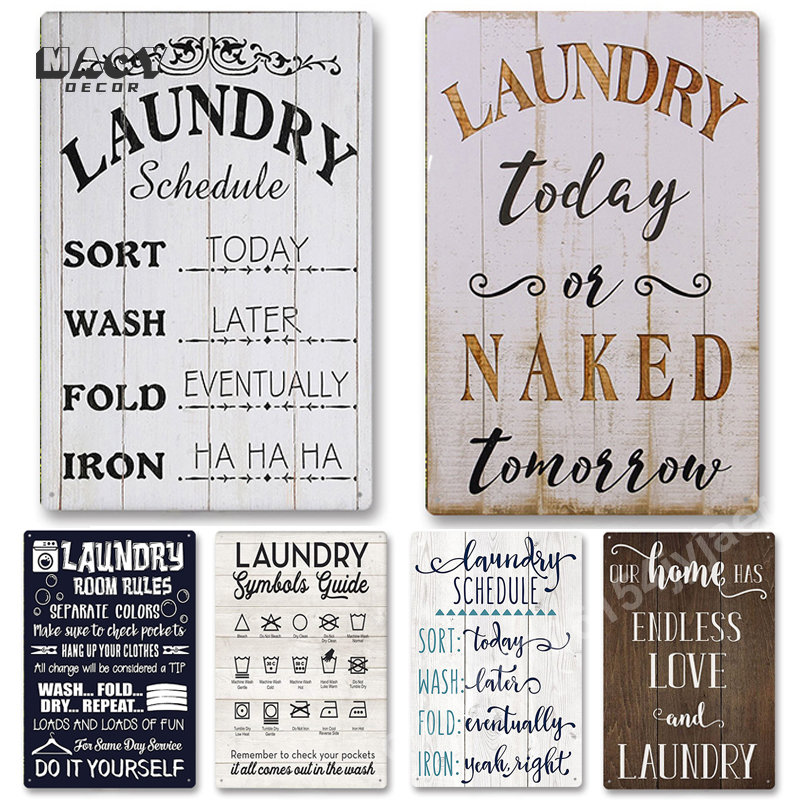 Slogan Metal Tabela Çamaşır Od - Home Bathroom Sign incelemesi ve fiyatı