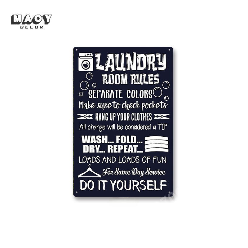 Slogan Metal Tabela Çamaşır Od - Home Bathroom Sign incelemesi ve fiyatı