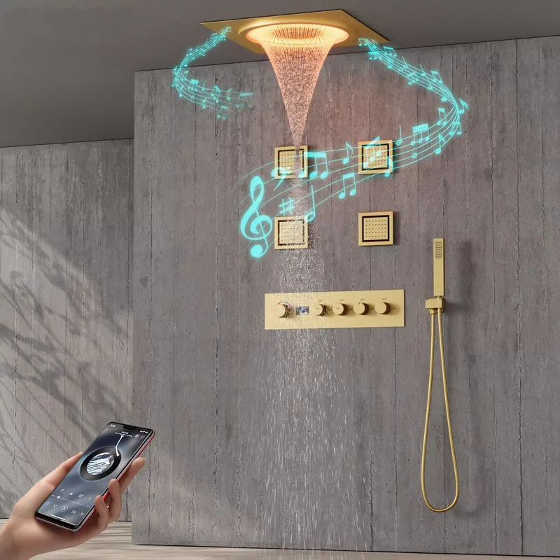 Akıllı LED Duş Seti Banyo Müzi - Home For Bathroom incelemesi ve fiyatı