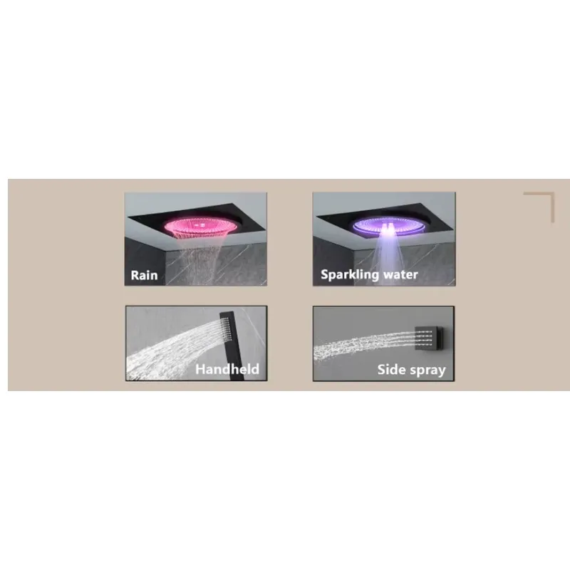 Akıllı LED Duş Seti Banyo Müzi - Home For Bathroom incelemesi ve fiyatı