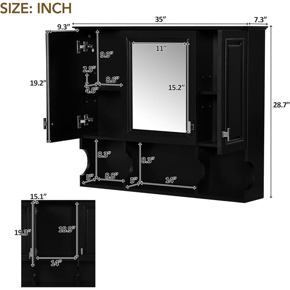 Aynalı Banyo Duvar Dolabı, Aya - Bathroom Cabinet Mirror incelemesi ve fiyatı