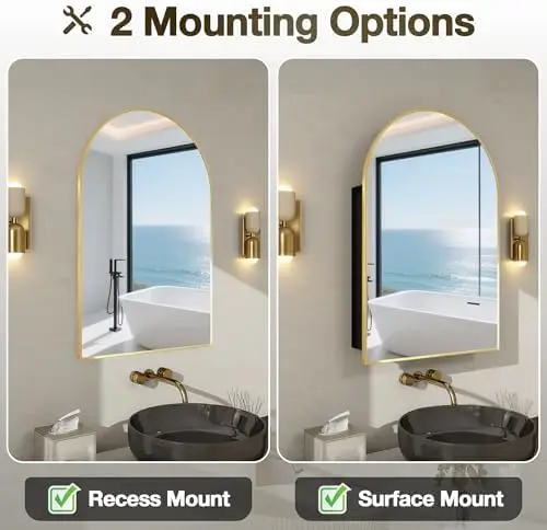 Kavisli İlaç Dolabı Aynası Mon - Bathroom Cabinet Mirror incelemesi ve fiyatı