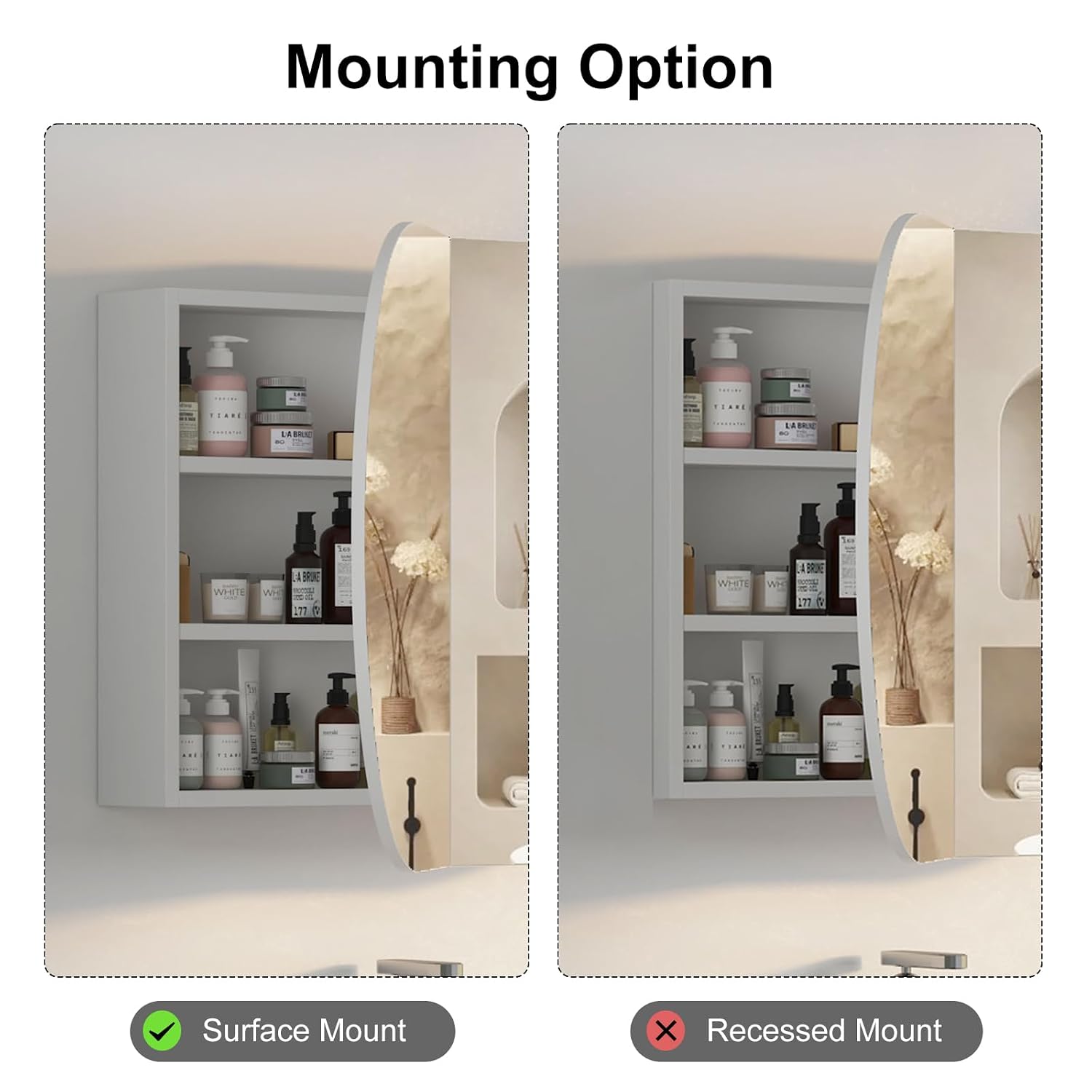 Oval Banyo İlaç Dolabı Aynalı  - Bathroom Cabinet Mirror incelemesi ve fiyatı
