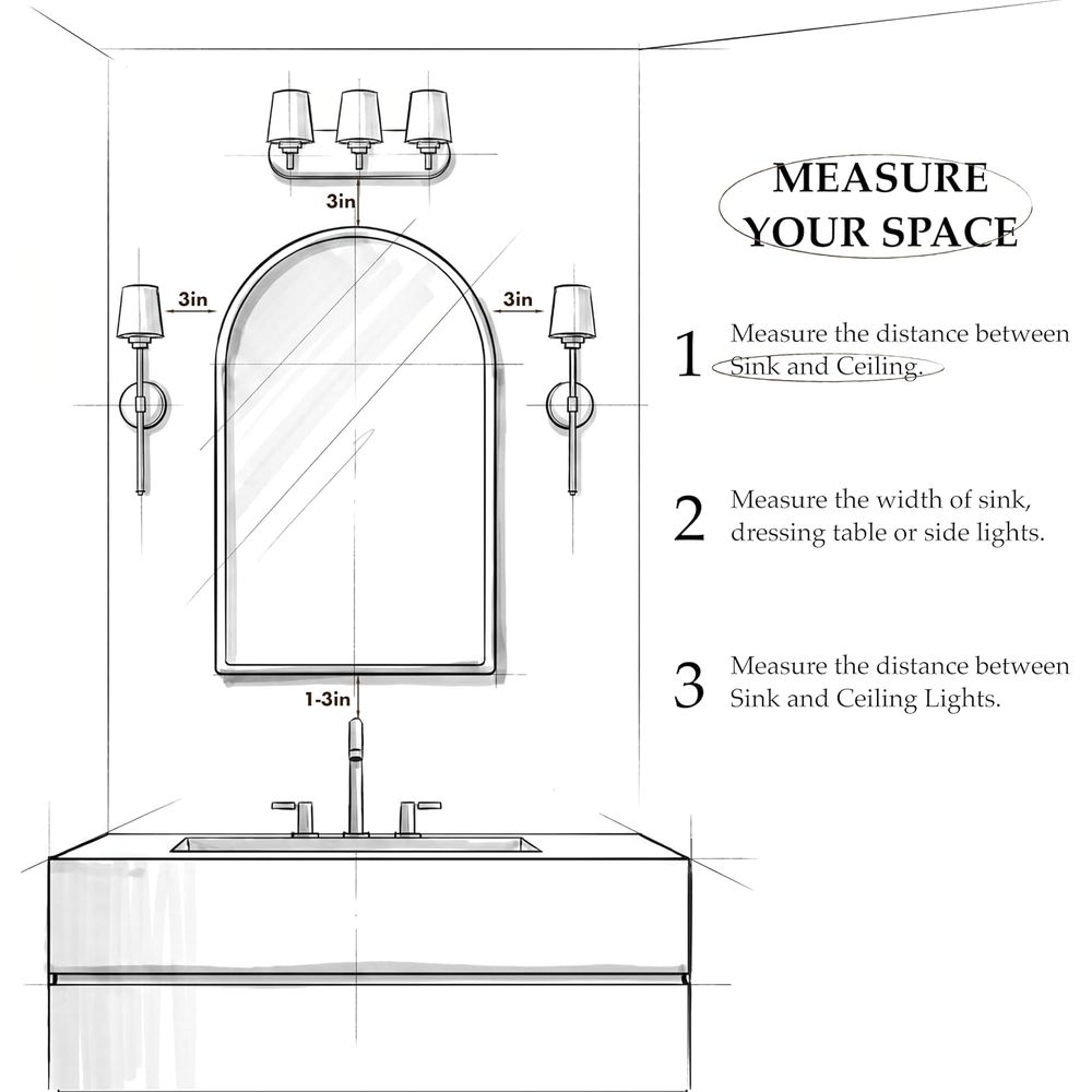 Lüks Kavisli Altın Kaplama Ban - Bathroom Cabinet Mirror incelemesi ve fiyatı