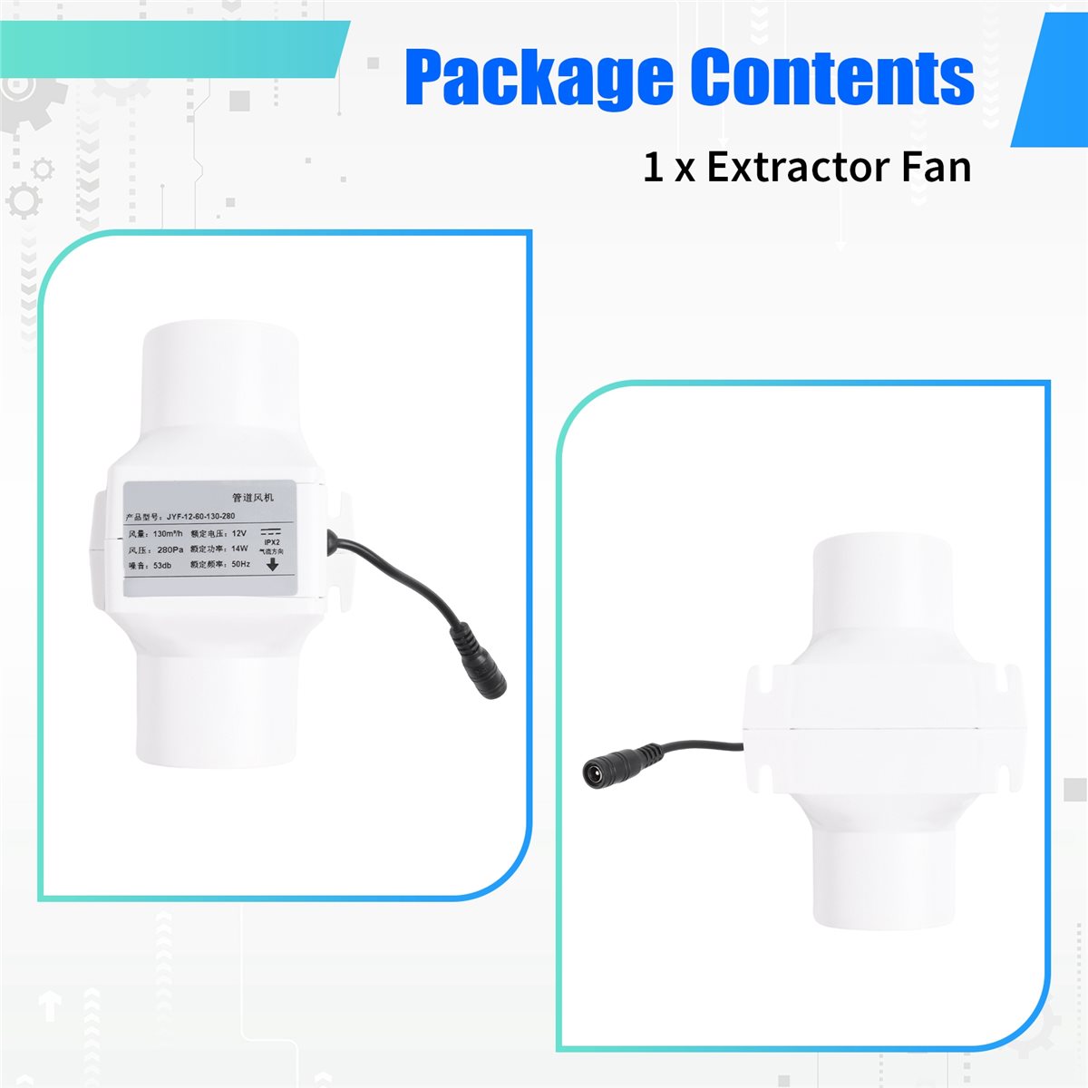 DT81 60mm Çıkış Fanı Düşük Gür - Home Bathroom Extractor Fan incelemesi ve fiyatı