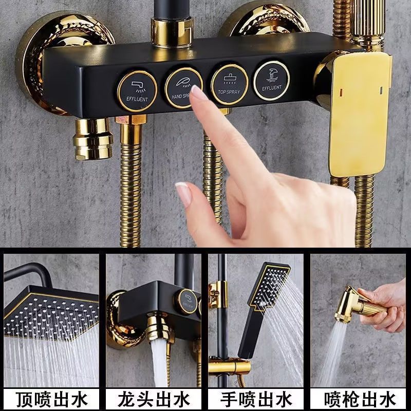 Siyah Altın Paslanmaz Çelik Du - Home Bathroom Faucets incelemesi ve fiyatı
