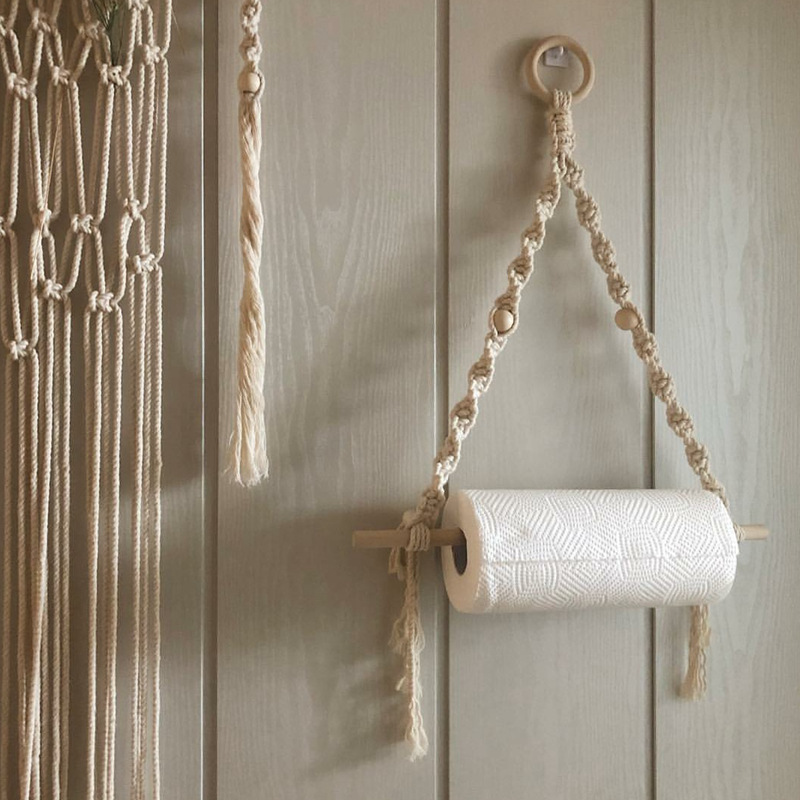 Makrome kağıt havlu tutacağı m - Home Bathroom Paper Towels incelemesi ve fiyatı