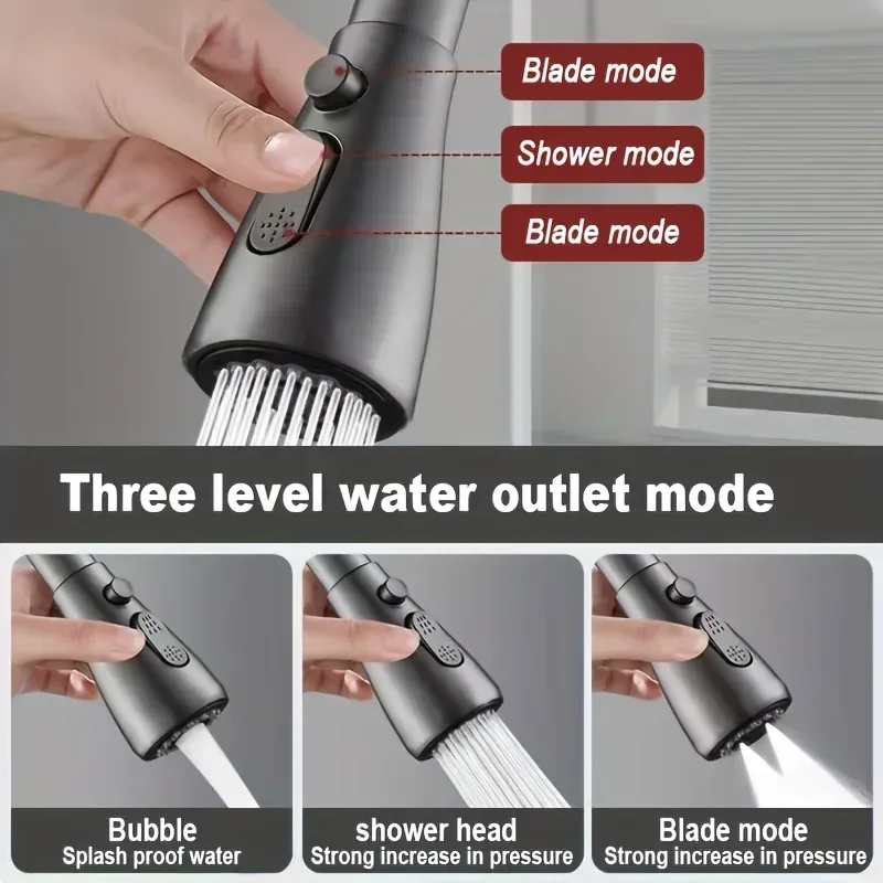 Musluk Uzatıcı Metal Üç Modlu  - Home Bathroom Faucets incelemesi ve fiyatı