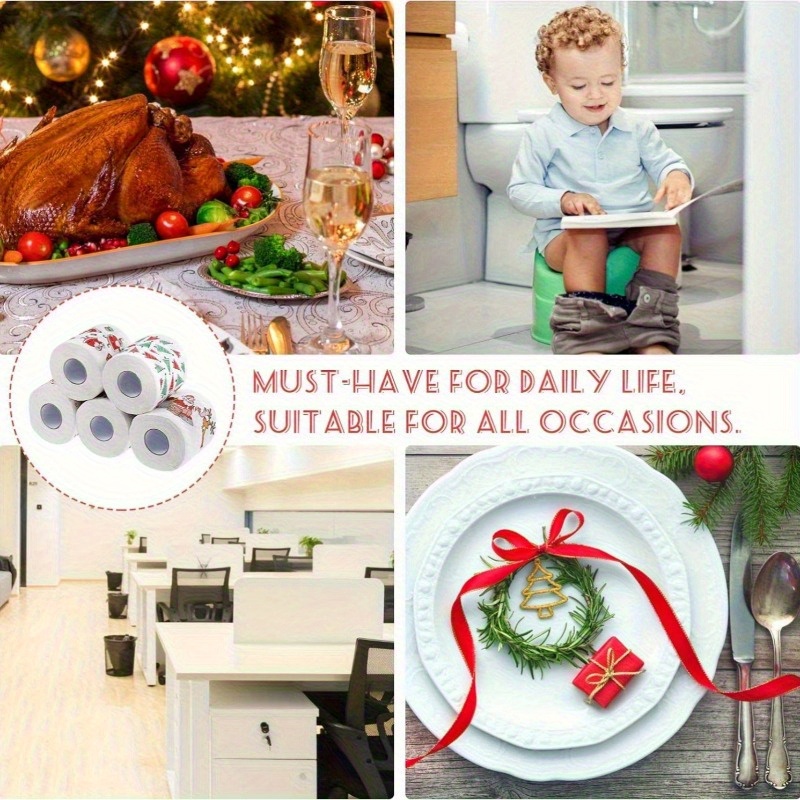 1/3 adet Noel Tuvalet Kağıdı N - Home Bathroom Paper Towels incelemesi ve fiyatı