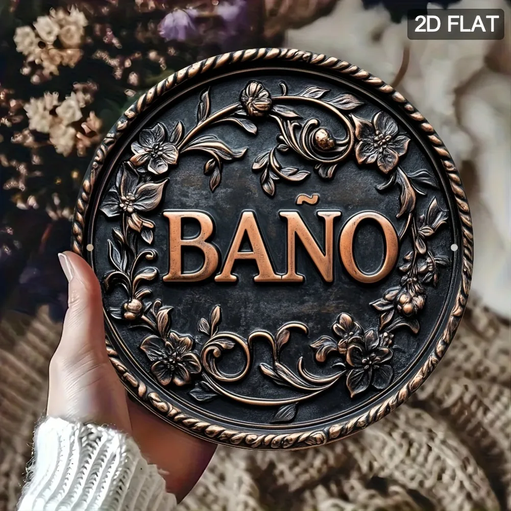1 adet 7.8x7.8 inç 2D Düz Çağd - Home Bathroom Sign incelemesi ve fiyatı