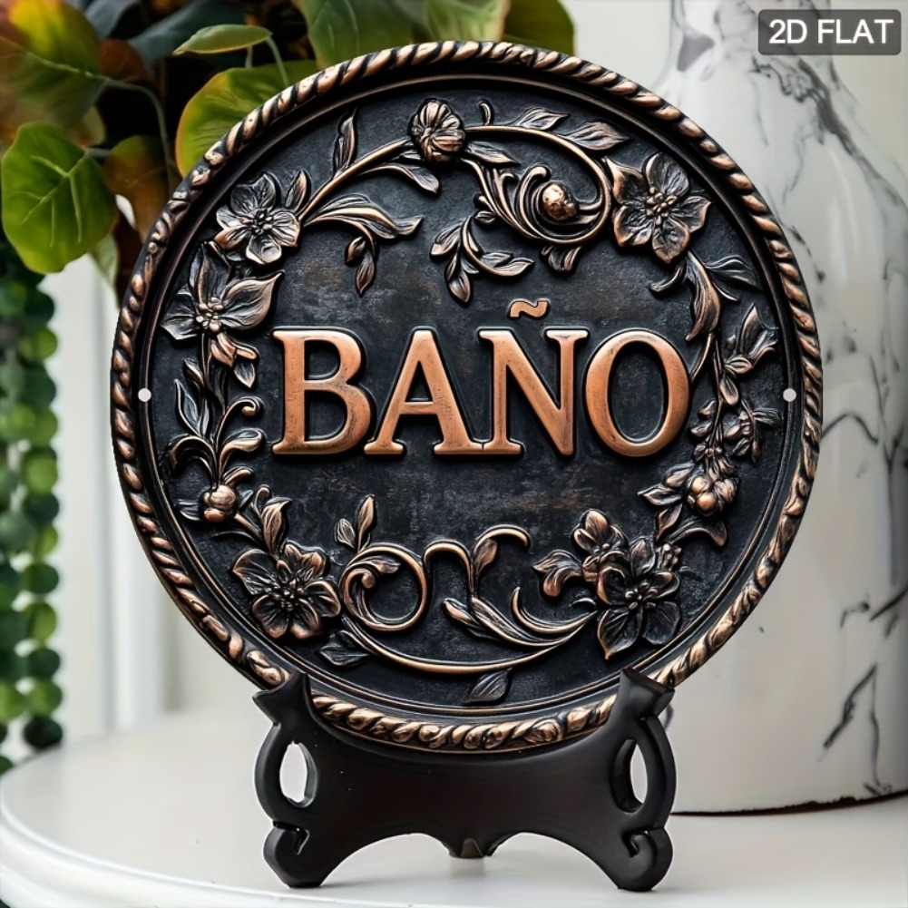 1 adet 7.8x7.8 inç 2D Düz Çağd - Home Bathroom Sign incelemesi ve fiyatı