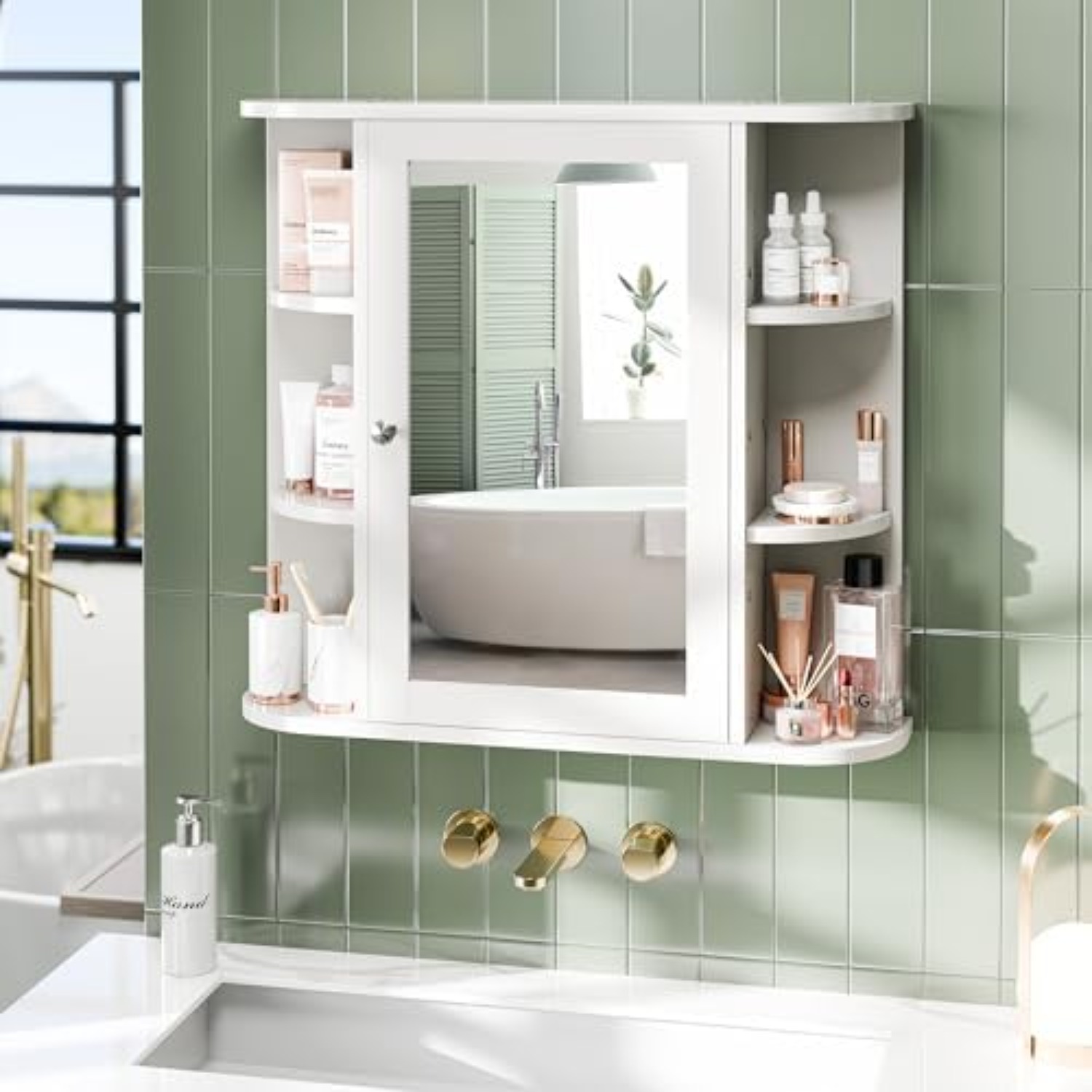 Banyo Ecza Dolabı, 6 Yanı Açık - Bathroom Cabinet Mirror incelemesi ve fiyatı