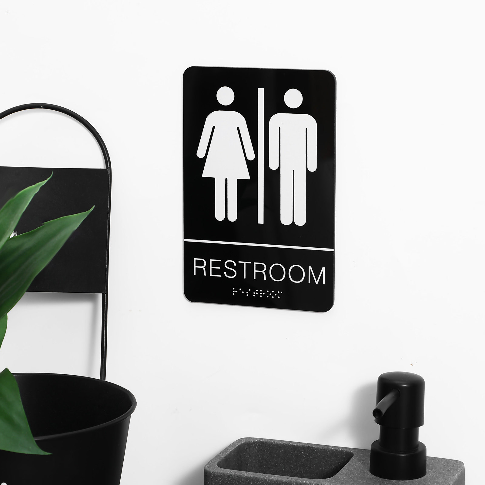 Braille Tuvalet İşareti Kendin - Home Bathroom Sign incelemesi ve fiyatı